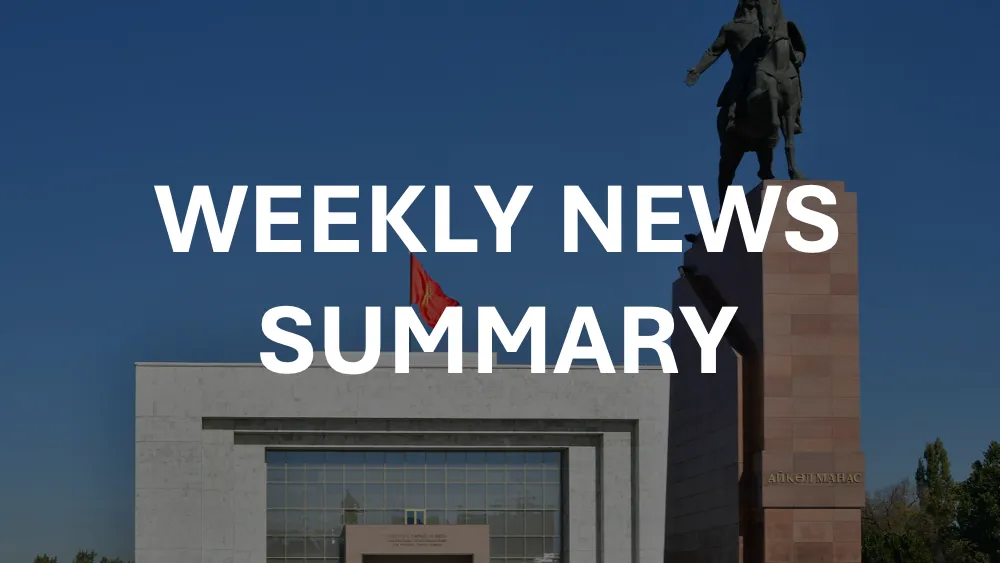 Kyrgyzstan Weekly: Kyrgyzstan hosts Tokayev, centralizes internet traffic, eyes water risks